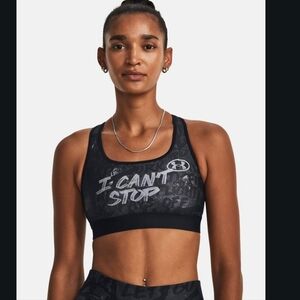 HG Under Armour Mid Alter Ego "I Can't Stop" Black Sports Bra